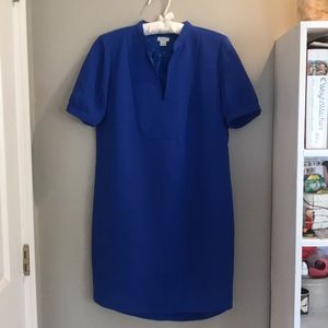 NWOT Royal Blue Crepe Shift Dress